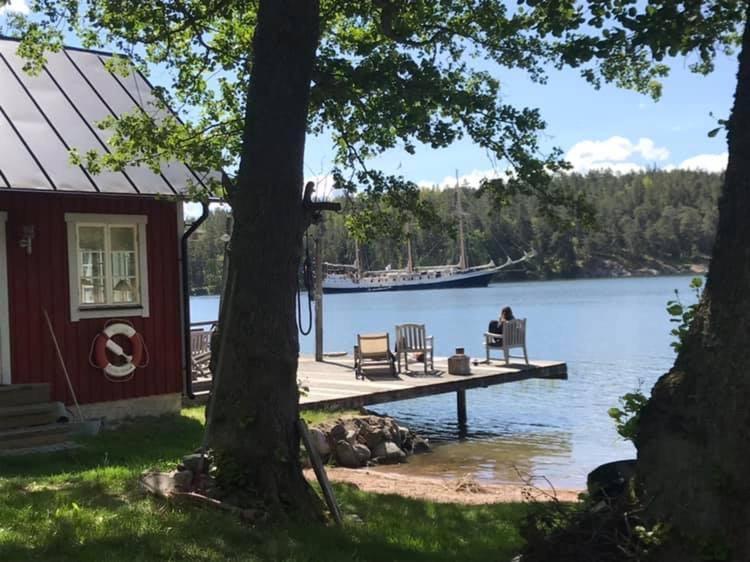 Sjoestuga Myttinge Värmdö Esterno foto