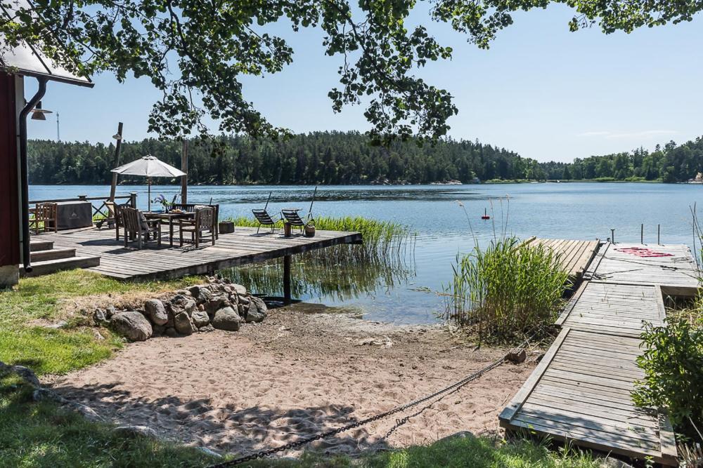 Sjoestuga Myttinge Värmdö Esterno foto
